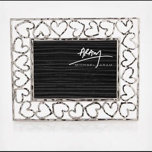 Michael Aram Silver Heart Frame 4x6